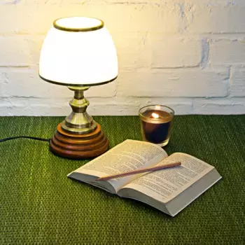 Настольная лампа Relaxdays, белый