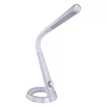 Настольная лампа RGB LED, серебристая, с регулировкой яркости, ночник RGB H 64 см Globo Lighting, серебро