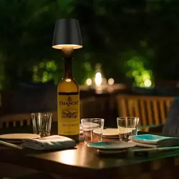 Настольная лампа Rosikey, черный