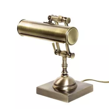 Настольная лампа ручной работы из латуни и бронзы, регулируемая лампа для фортепиано E14, настольная лампа Licht-Erlebnisse, бронза