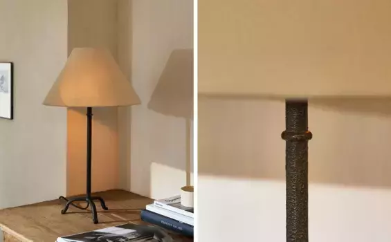 Настольная лампа с подставкой для штатива Zara Home, черный