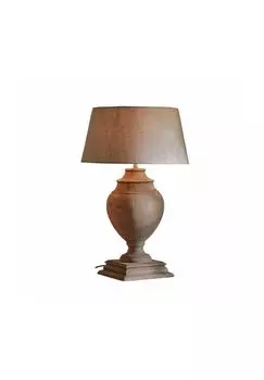 Настольная лампа Sauverny коричневый/лен Loberon, коричневый/лен