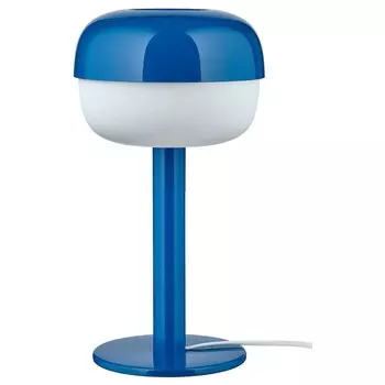 Настольная лампа, синяя, 36 см, BLSVERK IKEA