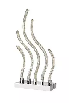 Настольная лампа Sompex Claudi 54см, 18Вт, с регулировкой яркости, светодиод [EEK A] 88265, серебро