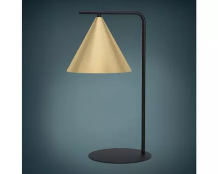 Настольная лампа сталь 1-лампочка Вx 500x220 мм Narices черный/золотой/латунь EGLO