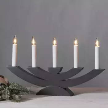 Настольная лампа Star Trading, серый