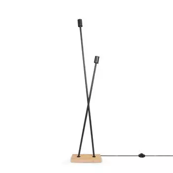 Настольная лампа торшер винтаж E27 гостиная промышленный дизайн современный светодиодный ретро Paco Home, черный