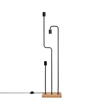 Настольная лампа торшер винтаж E27 гостиная промышленный дизайн современный светодиодный ретро Paco Home, черный