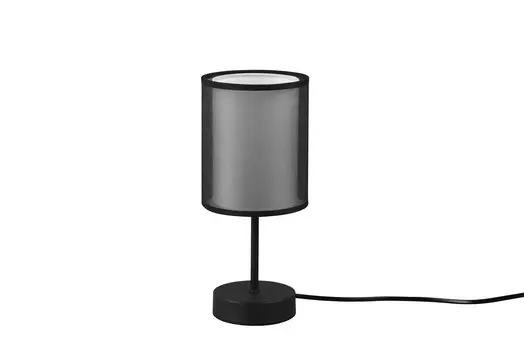 Настольная лампа Trio Leuchten, 12,5x28,5 см, серый/черный