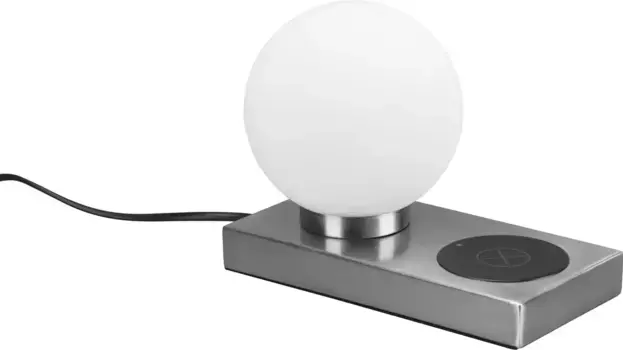 Настольная лампа TRIO Leuchten "Chloe", ON/OFF Touch, для лампочек 1x E14 Высота: 15,0 см, цвет nickel