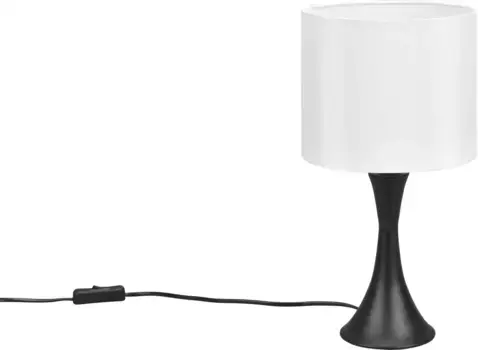 Настольная лампа TRIO Leuchten "Sabia" 20,0 см, Высота: 37,2 см, черный матовый
