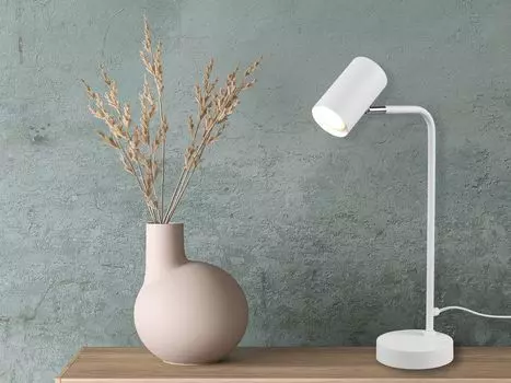 Настольная лампа Trio Marley матового белого цвета GU10, белый