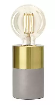 Настольная лампа Villeroy & Boch Athens бетон E27 14см золото