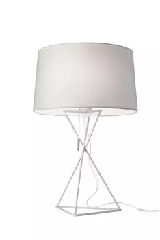 Настольная лампа Villeroy & Boch New York металл 55см белый