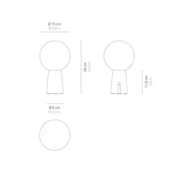 Настольная лампа Zafferano