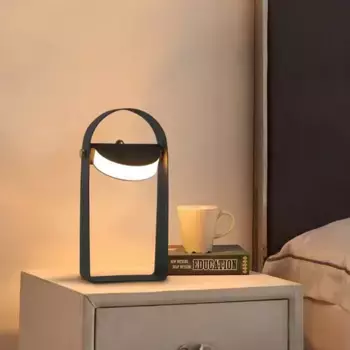 Настольная лампа ZMH, черный