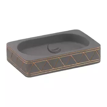 Настольная мыльница Calipso Gedy, серый