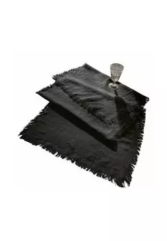 Настольная скатерть Pibrac черная Loberon