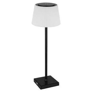 Настольная светодиодная лампа, сенсорный диммер, аккумулятор USB, CCT, H 38 см Globo Lighting, белый