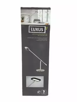 Настольная светодиодная лампа со светодиодным источником света SMD мощностью 5 Вт, поворотным кронштейном, матовый никель daniplus