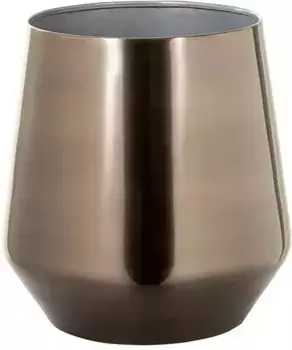 Настольная ваза Fink "LINEA", (1 шт.), нержавеющая сталь Высота: 22 см, 21 см, цвет antik grau gebrstet