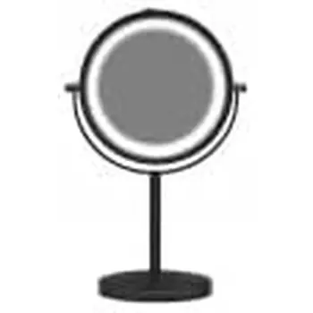 Настольное зеркало Gillian Jones с яркой светодиодной подсветкой, матовое черное, Cimi