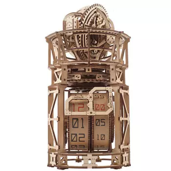 Настольные часы Sky Watcher с турбийоном, 3D модель для сборки Ugears
