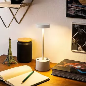 Настольные лампы Opviq полумесяц-FRS1419, белый