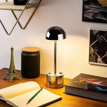 Настольные лампы Opviq полумесяц-FRS1427, серебро