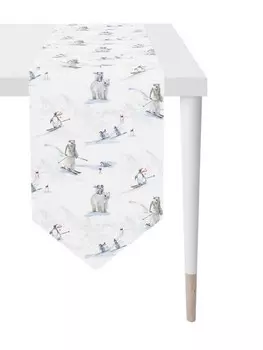 Настольный бегун Apelt Chalet Style Eisbren, 32x5x175 см цвет wei/blau