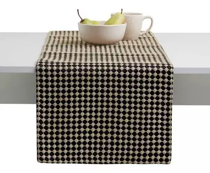 Настольный бегун home & you Antor, 35x1x180 см цвет mittelbraun