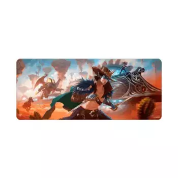Настольный игровой коврик Train Heist длиной 6 футов, Official Magic - The Gathering - Playmats - Outlaws of Thunder Junction