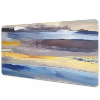 Настольный коврик лакированное небо Tulup, синий