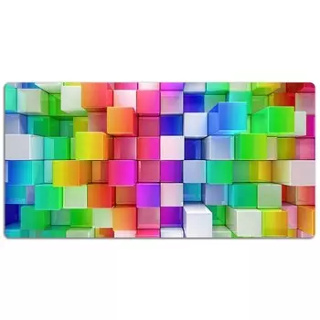 Настольный коврик Tulup Abstraktion, 100x50x1 см, синий