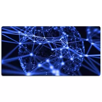 Настольный коврик Tulup Abstraktion, 90x45x1 см, синий