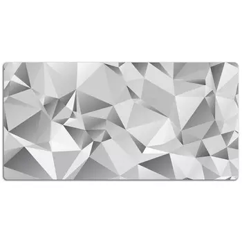 Настольный коврик Tulup Graue Abstraktion, 100x50x1 см, белый