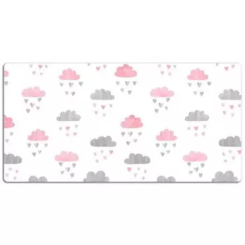 Настольный коврик Tulup Minimalistische Wolken, 100x50x1 см, зеленый