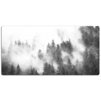 Настольный коврик Tulup Nebeliger Wald, 100x50x1 см, синий