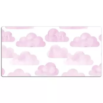 Настольный коврик Tulup Rosa Wolken, 100x50x1 см, зеленый
