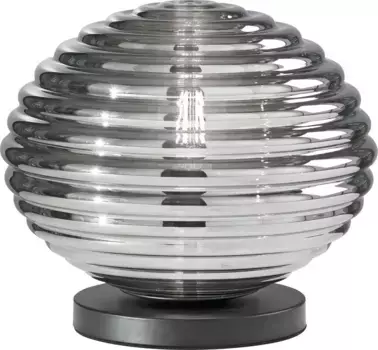 Настольный светильник ECO-LIGHT "Настольная лампа RIPPLE", 1 лампочка, лампочка E27 | Лампы можно менять 32,00 см, Высота: 28,00 см., черный