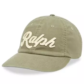 Настоящая бейсболка с рисунком «ёлочка» Polo Ralph Lauren, зеленый