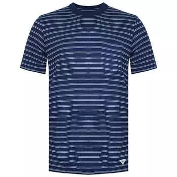 Настоящая мужская футболка с одним карманом темно-синего цвета Lee, синий