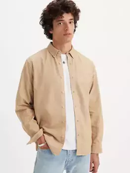 Настоящая рубашка на пуговицах Levi's, хаки