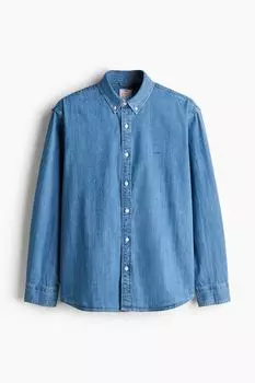 Настоящая рубашка на пуговицах Levi'S, серебряный