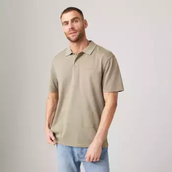 Настоящая рубашка поло Levi's, цвет Vintage Khaki - White