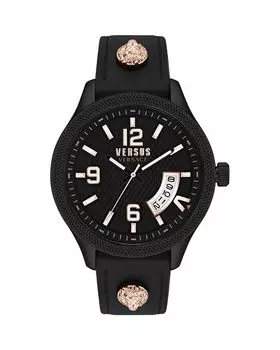 Настоящие часы, 44 мм Versus Versace, цвет Black