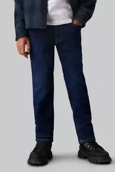 Настоящие джинсы City Dad Calvin Klein, синий