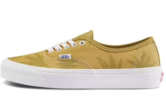Настоящие кеды унисекс с низким верхом, золотистого цвета Vans