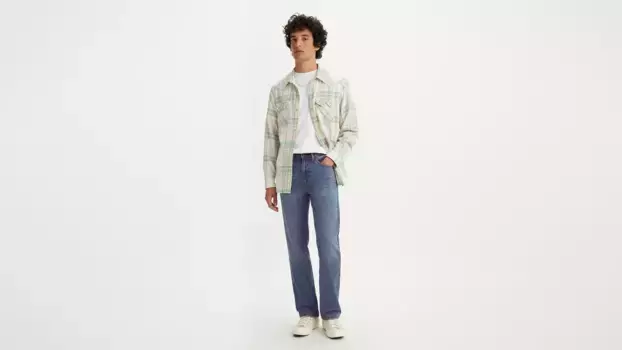 Настоящие мягкие мужские джинсы стандартного кроя 505 Levi's, цвет A Step Ahead- Authentic Soft - Medium Wash - Stretch