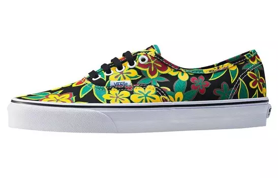 Настоящие парусиновые кеды унисекс с низким верхом кислотно-желтого цвета Vans